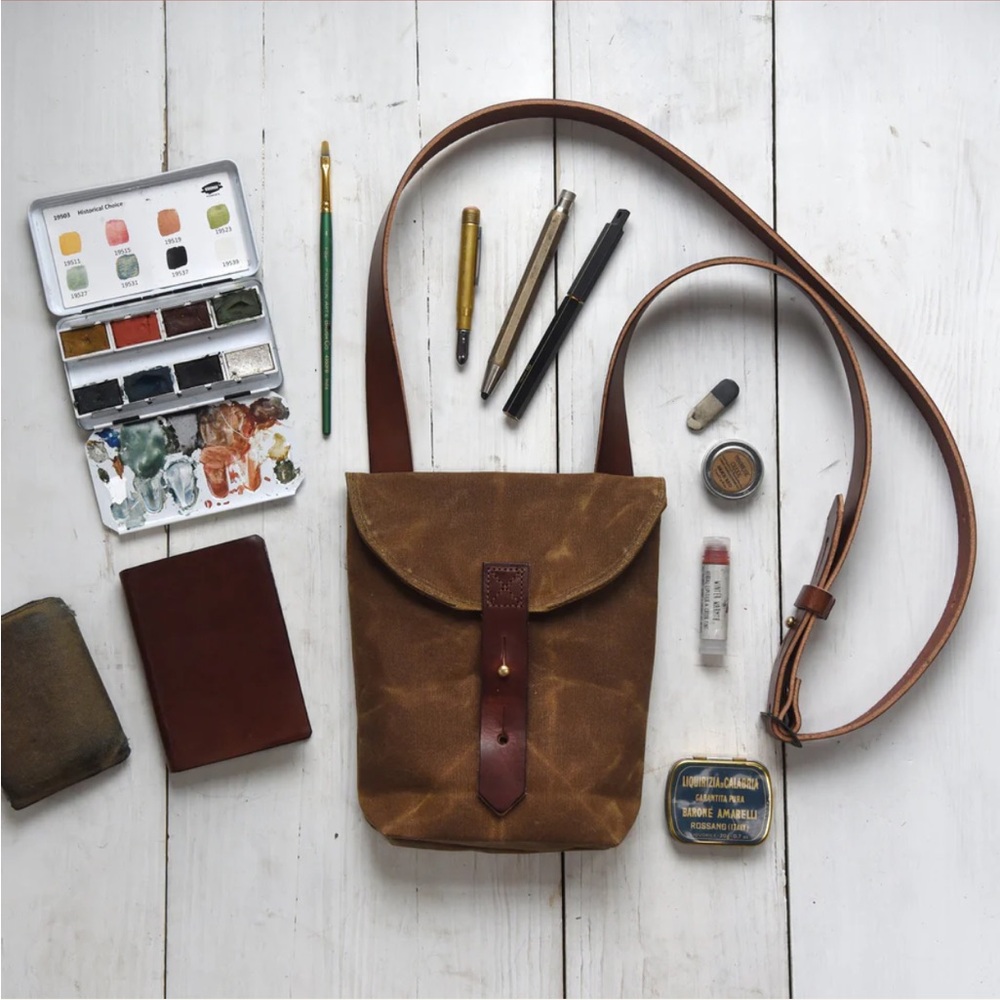 Peg & Awl Waxed Canvas Hunter Satchel